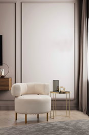 Atelier Del Sofa River Round - Blanco